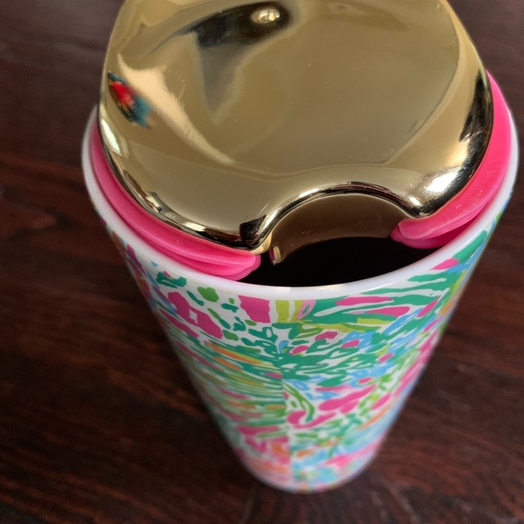 Lilly Pulitzer Pink and White Tumbler - Picture 8 of 16